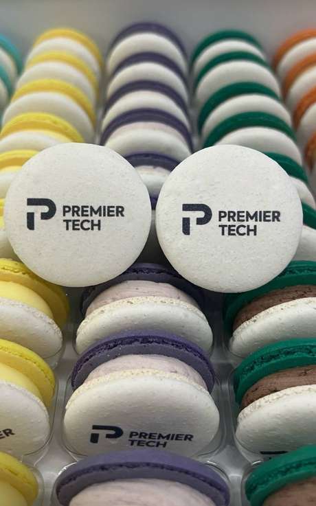 มาการองสกรีนโลโก้ Premier Tech