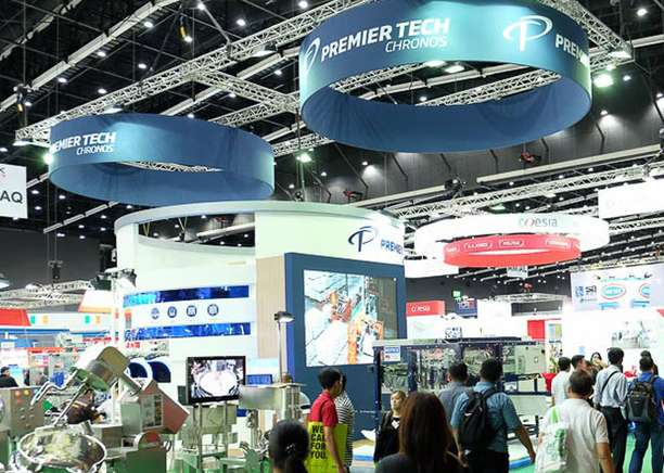 บูธ Premier Tech Chronos มุมกว้าง