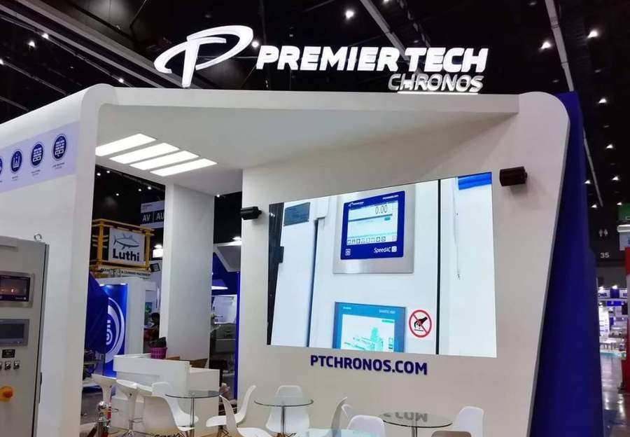 บูธ Premier Tech Chronos จอแสดงผล